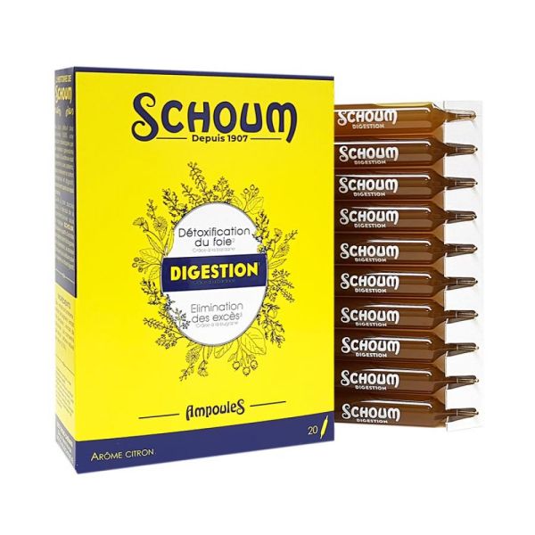 Les 3 chênes - Schoum détoxification du foie - 20 ampoules