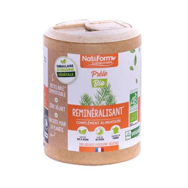 Nat & Form - Prêle Bio - 200 gélules