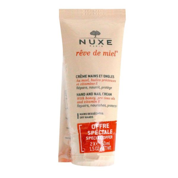 Nuxe - Rêve De Miel Crème Mains et Ongles - 50mlx2