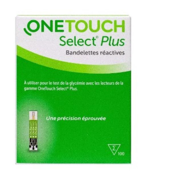 ONETOUCH VERIO BANDELETTES RÉACTIVES - 100 Bandelettes