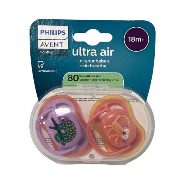 Philips Avent - Sucettes Ultra air +18mois - lot de 2