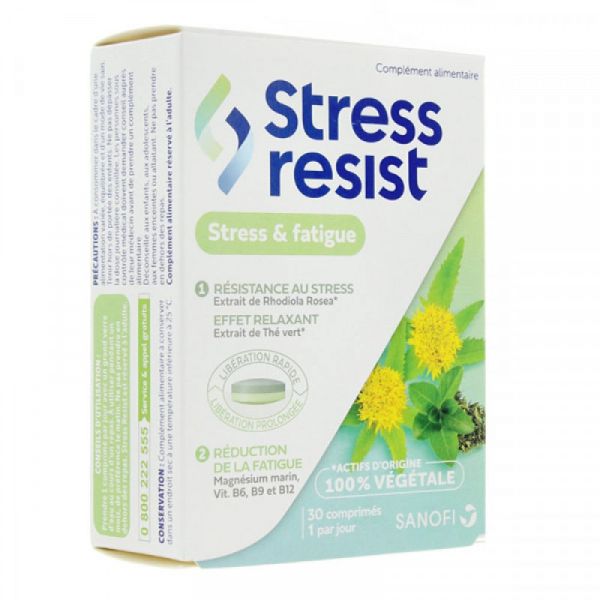Stress Resist - Stress & Fatigue - 30 Comprimés