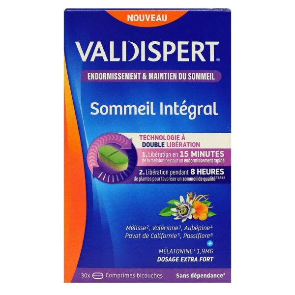Valdispert - Sommeil Intégral - 30 comprimés bicouches