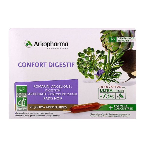 Arkopharma - Confort digestif BIO - 20 ampoules
