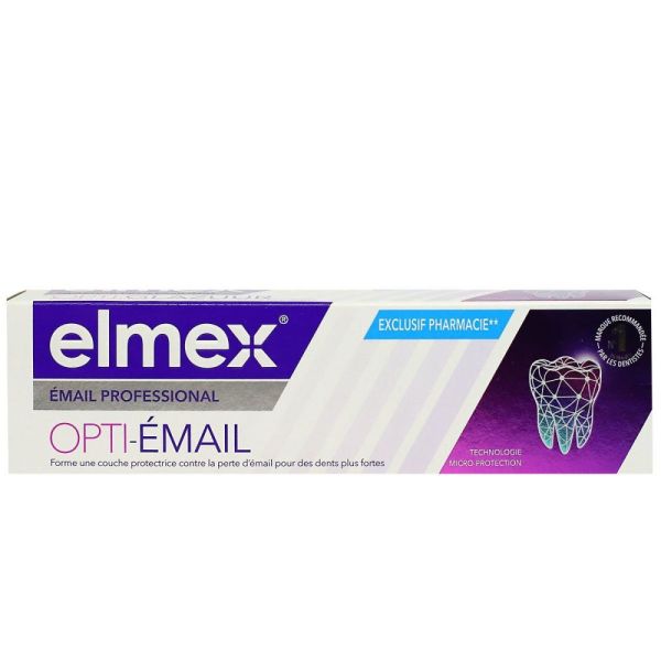 Elmex - Opti-émail dentifrice haute résistance - 75 mL