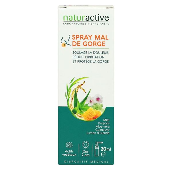 Naturactive - Spray Mal de Gorge - 20 ml