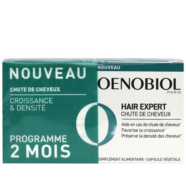 Oenobiol - Hair expert chute de cheveux - programme 2 mois - 60 capsules