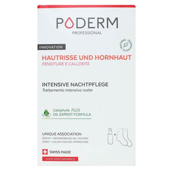 Poderm - Soin intensif nuit crevasses et callosités - 75mL