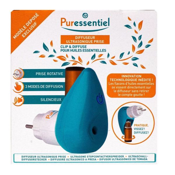 Puressentiel - Diffuseur ultrasonique prise clip&diffuse