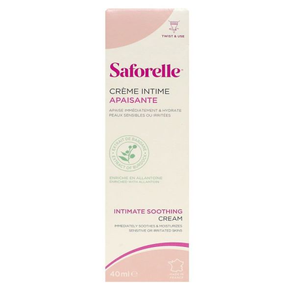 Saforelle - Crème apaisante intime - 40 mL