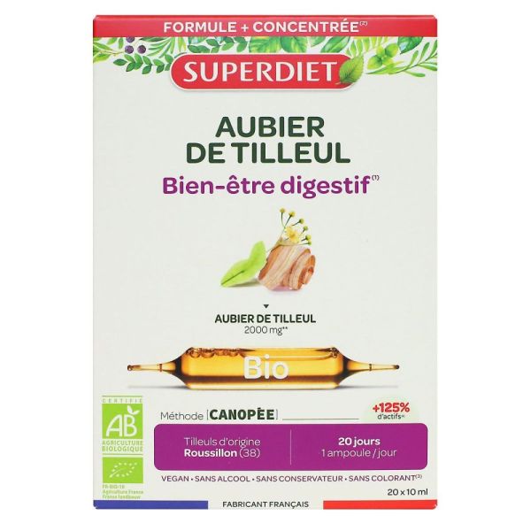 Superdiet - Aubier de Tilleul - 20 ampoules