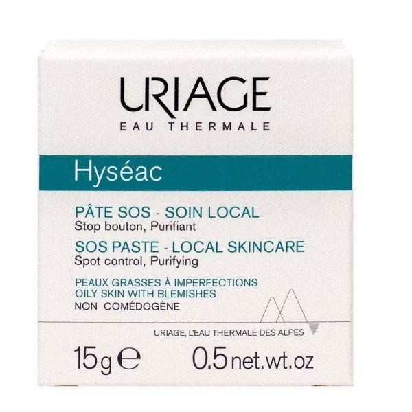 Uriage - Hyséac pâte SOS boutons soin local - 15g