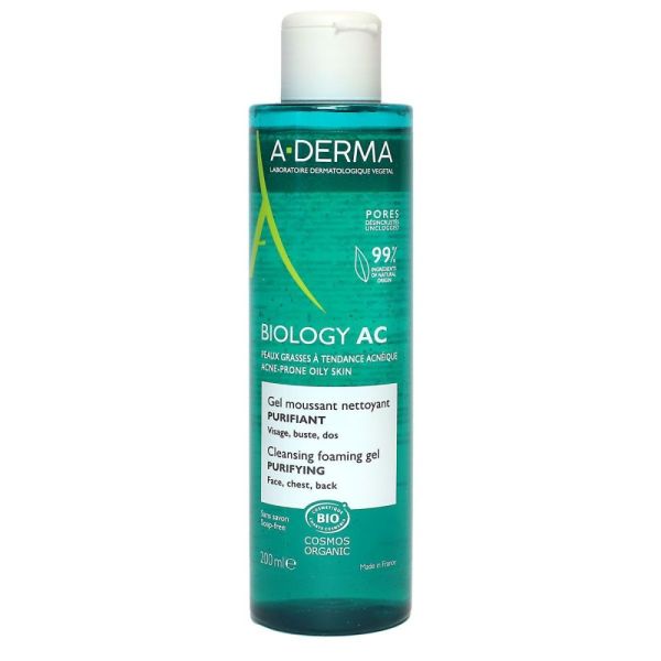 Aderma - Biology AC - Gel moussant nettoyant