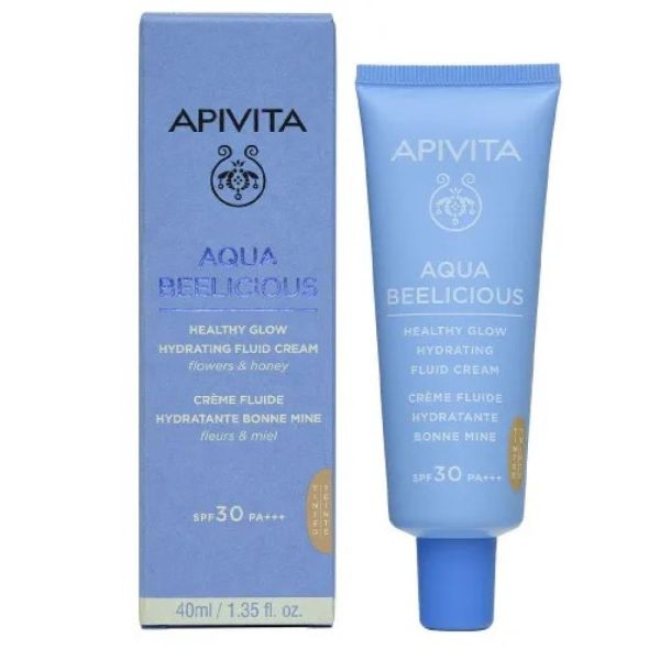 Apivita - Aqua Beelicious - Crème hydratante teinté SPF 30 - 40 Ml
