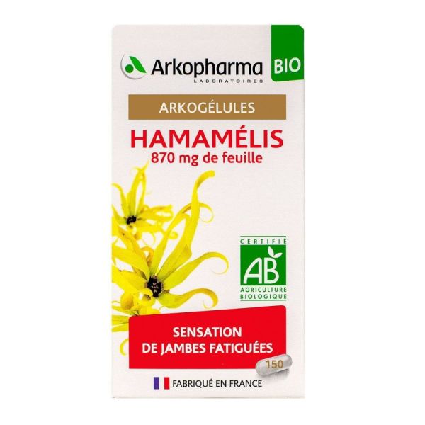 Arkopharma - Arkogelules Hamamelis - 150 gélules