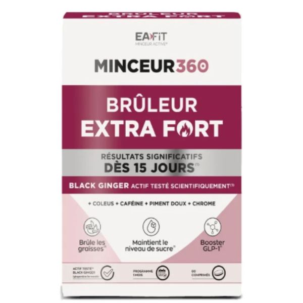 Eafit - Minceur 360 bruleur extra fort - 60 comprimés