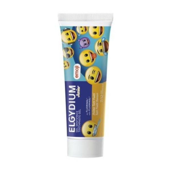 Elgydium - Junior Dentifrice Emoji Arôme Tutti Frutti Junior 7-12ans - 50mL