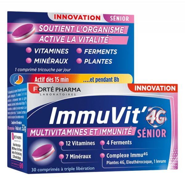 Forte pharma - Immuvit'Sénior - 30 comprimés