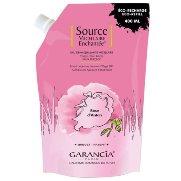 Garancia - Source Micellaire Enchantée eau démaquillante micellaire rose d'antan