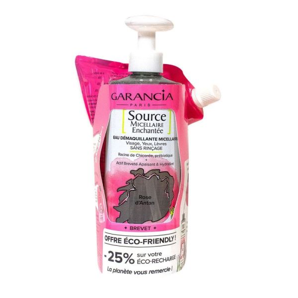 Garancia - Source micellaire enchantée Rose d'antan - 2 x 400 ml