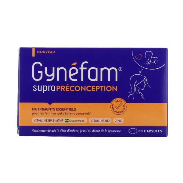 Gynéfam Supra Préconception - 60 capsules