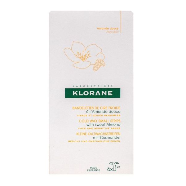 Klorane - Bandelettes de cire froide - 6 bandelettes