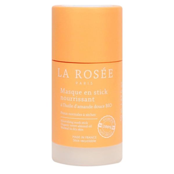 La rosée - Masque en stick nourrissant à l'huile d'amande douce bio - 50ml