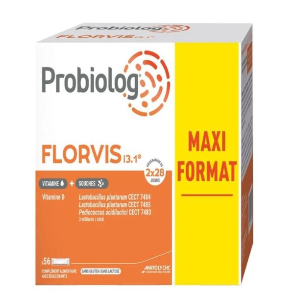 Mayoly - Probiologf Florvis Sii - Maxi format 56 sticks