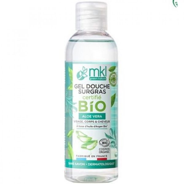 mkl Green nature - Gel douche surgras bio aloe vera - 100 ml