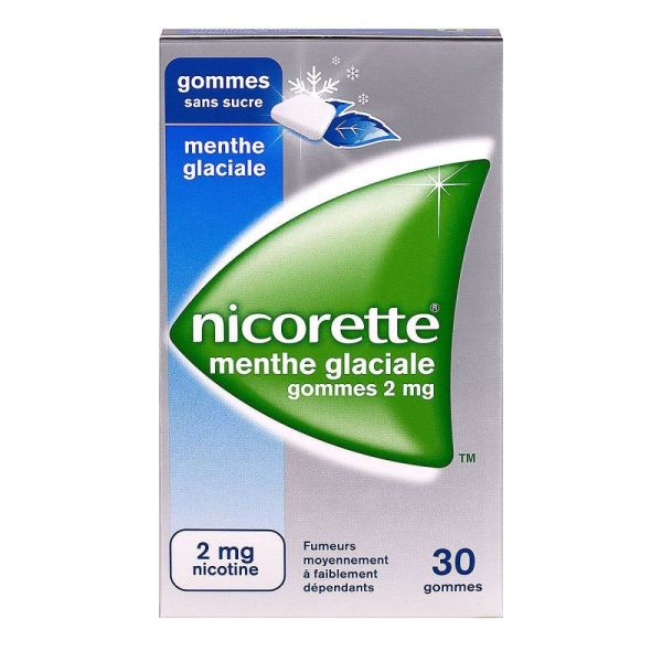 Nicorette - Menthe Glaciale 2mg - gommes