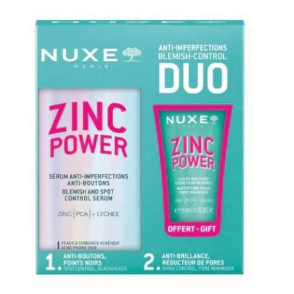 Nuxe - Duo anti-imperfections Zinc power - 30mL + 15mL