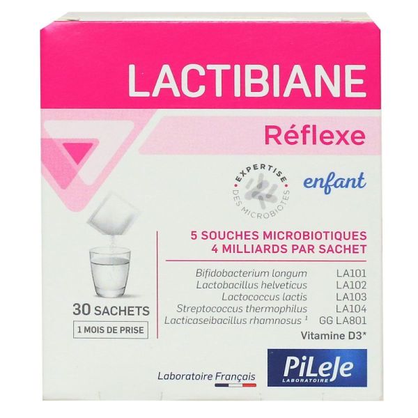 Pileje - Lactibiane réflexe enfant - 30 sachets