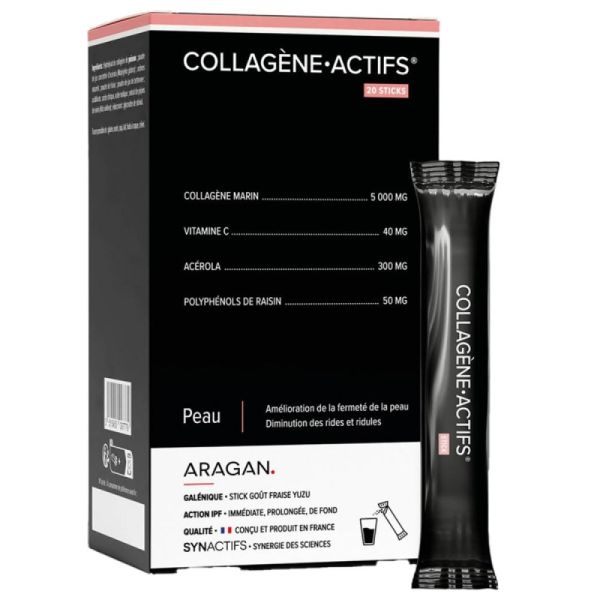 Aragan - Synactifs CollagèneActifs - 20 Sticks