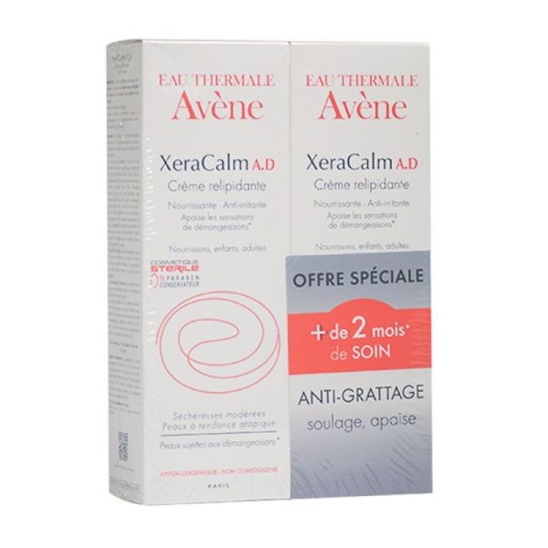 Avène - XeraCalm A.D crème relipidante - 2 x 200ml