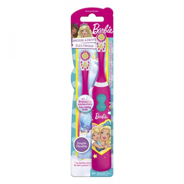 Barbie - Brosse à dent électrique + 1 brossette offerte