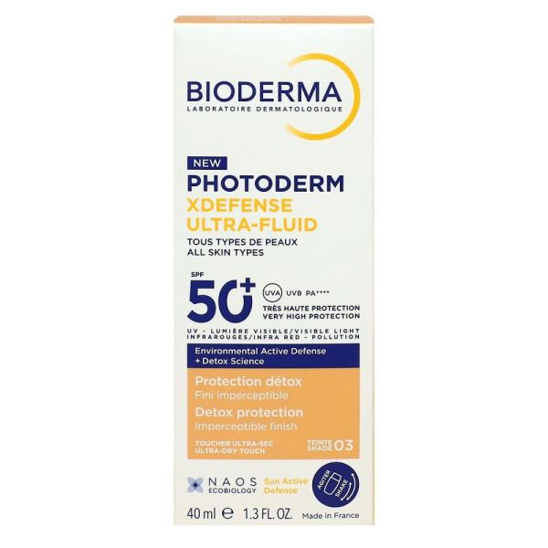 Bioderma - Photoderm X defense Ultra-fluid SPF 50+ teinte 3 - 40ml