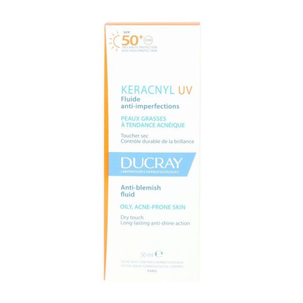 Ducray - Keracnyl Uv fluide anti-imperfections - 50ml