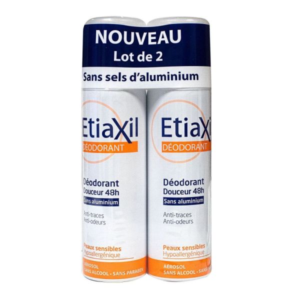 Etiaxil - Déodorant sans sels d'aluminium 48 h - 2 x 150 ml