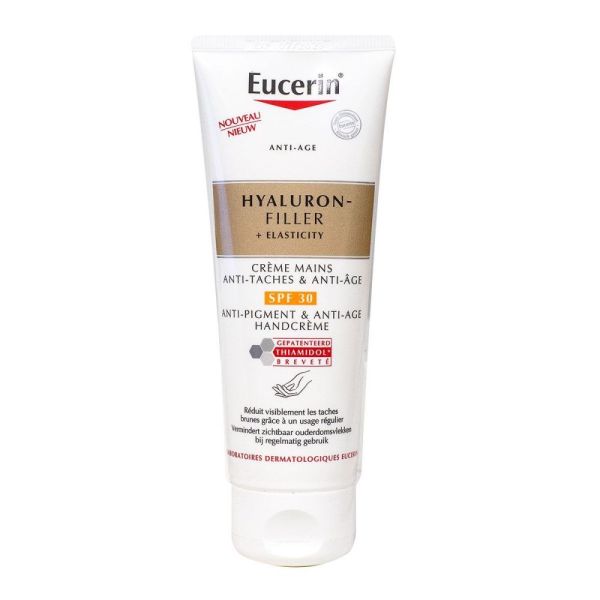 Eucerin - Hyaluron-Filler + Elasticity Crème Mains Anti-Taches & Anti-Âge SPF30 - 75 ml