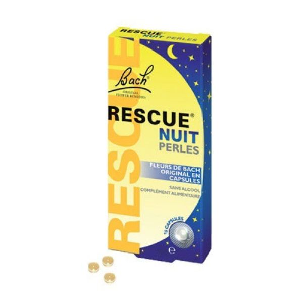 Fleurs de Bach - Rescue Nuit Perles - 14 Perles