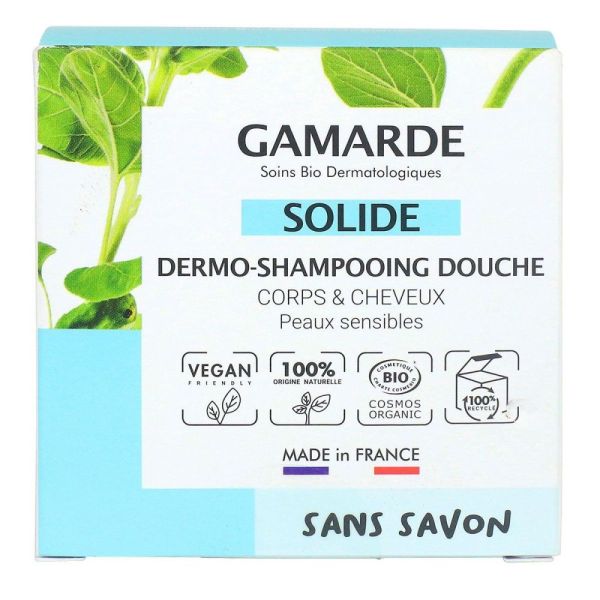 Gamarde - Dermo-shampooing douche solide - 109ml