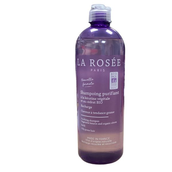 La Rosée - Shampoing purifiant kératine végétale recharge - 400ml