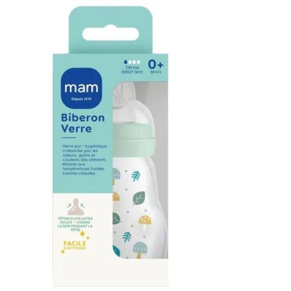 Mam - biberon verre 0+ - 170mL
