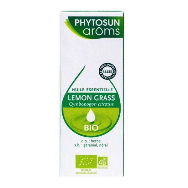 Phytosun Arôms - Huile essentielle de Lemon Grass - 10mL