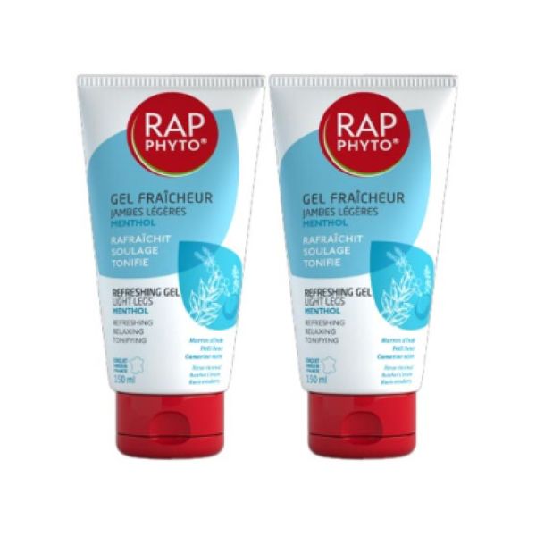 Rap Phyto - Gel Fraicheur Jambes légères Menthol - 150mLx2