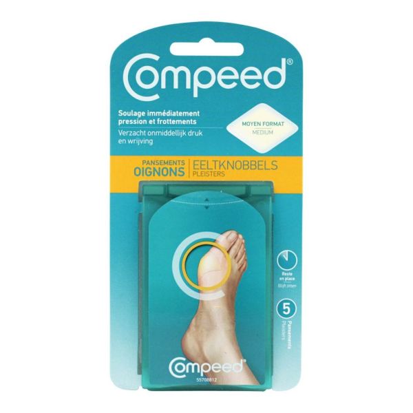 Compeed - Pansements Oignons moyen format - 5 pansements