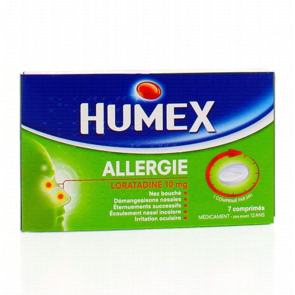 Humex Allergie (Loratadine 10 mg) - comprimés sécables