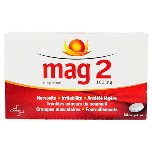 Cooper - Mag 2 100mg - 60 comprimés