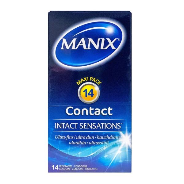 Manix - Contact Préservatifs 14 préservatifs