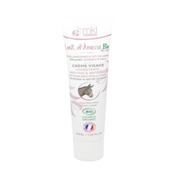 mkl Green Nature - Crème visage hydratante lait d'ânesse bio - 40 ml